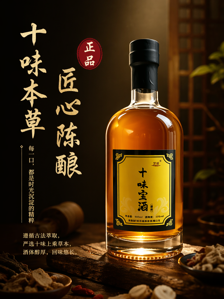 Ten-Herb Treasure Liqueur